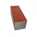 6063 T5 red wood grain tube aluminum profiles